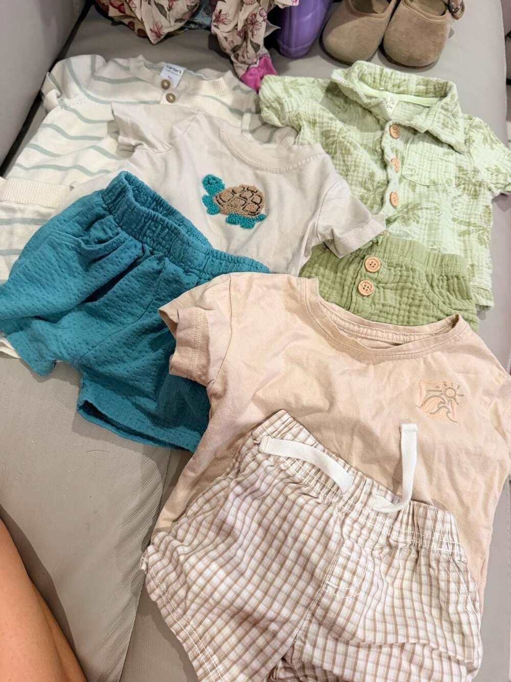 Baby Boys Bundle Carters Garanimals 9m turtle palm tree
